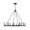 Z-Lite Barclay 12 Light Chandelier, Matte Black 482S-12MB - alternate 6